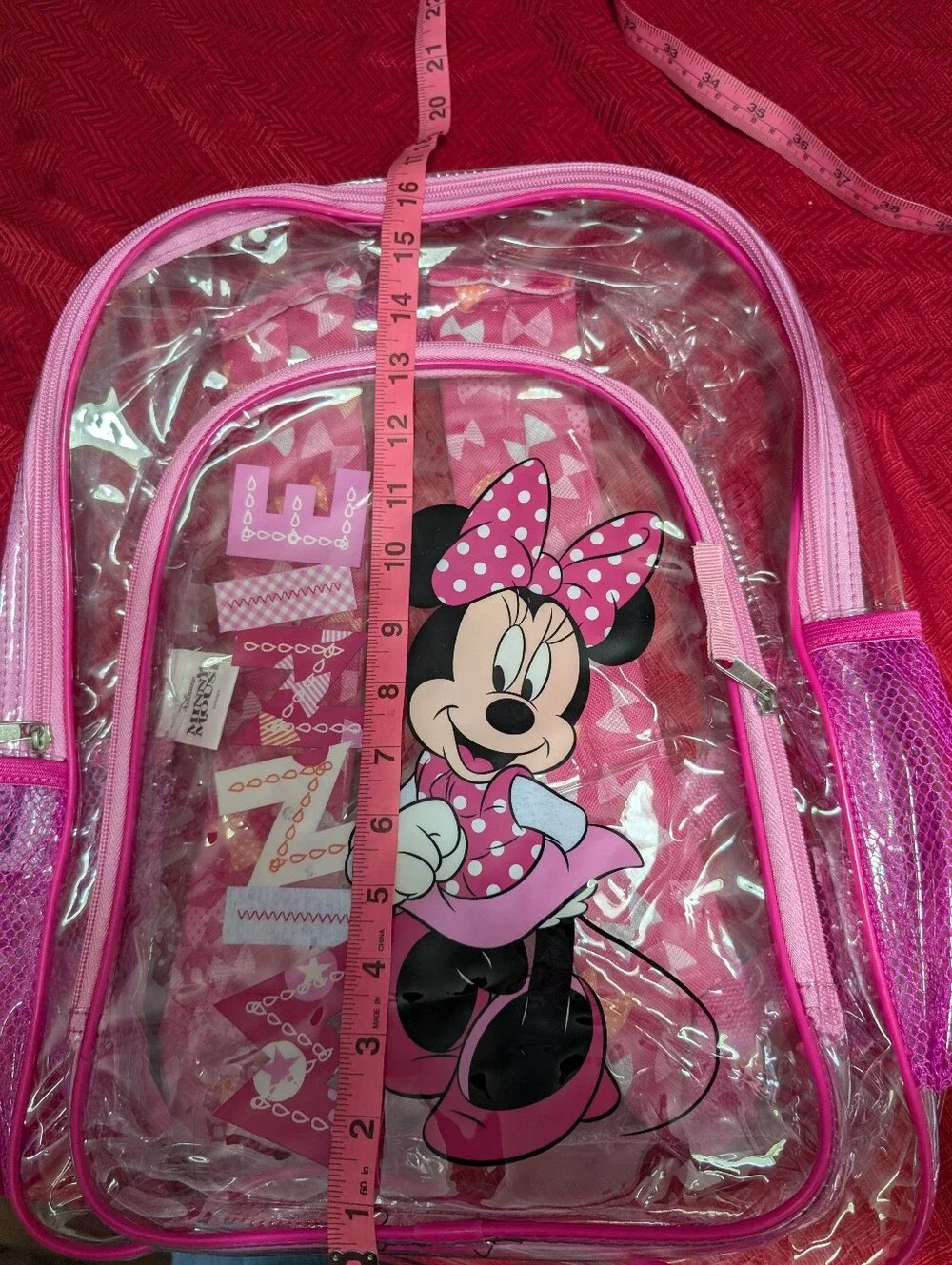 Fast Forward clear backpack